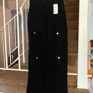 Black Cargo Pants